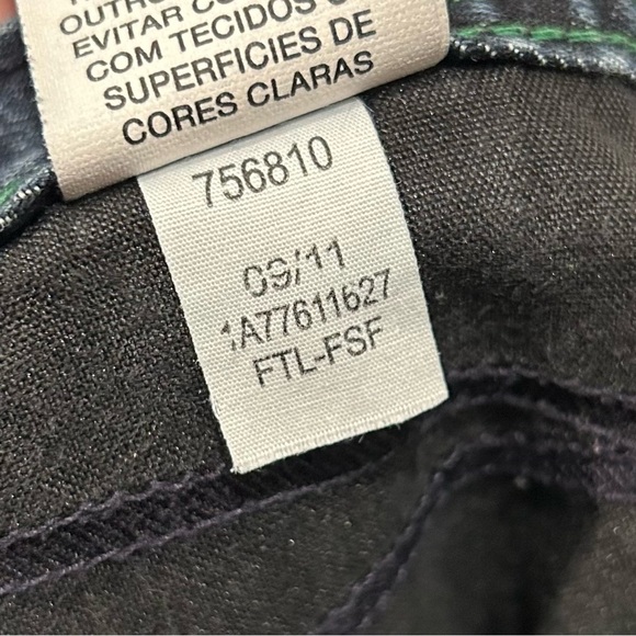 Tommy Hilfiger Curvy Boot Mid Rise Dark Wash Jeans Bootcut Stretch Denim Size 10 - Picture 9 of 12